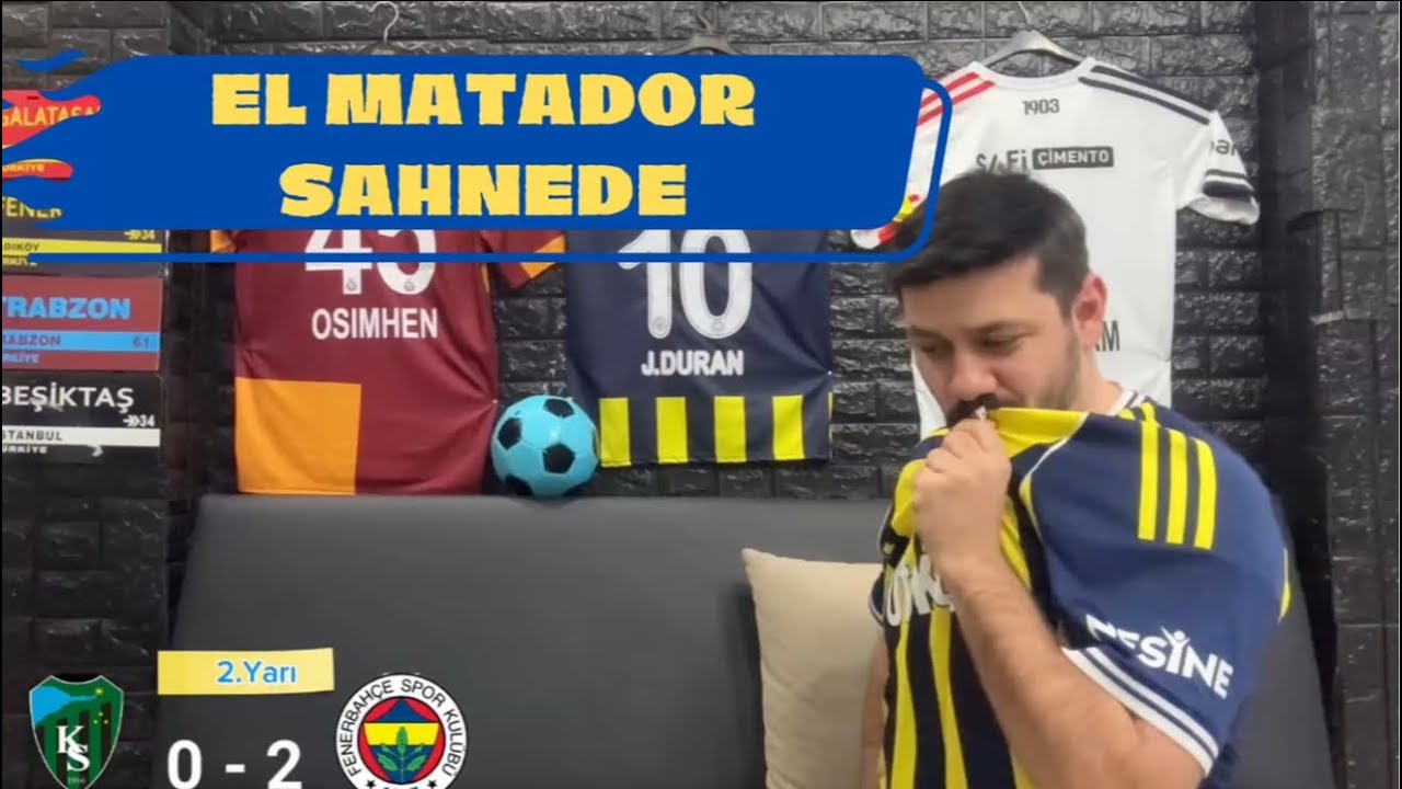FANATİK FENERBAHÇELİ KOCAELİSPOR MAÇI İZLERSE TEPKİ