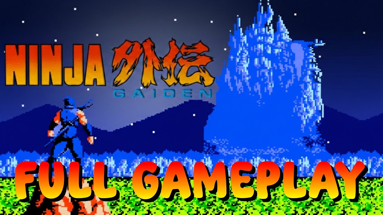 Ninja Gaiden [NES] | Gameplay Walkthrough Complete Full Game Longplay | No Commentary | English