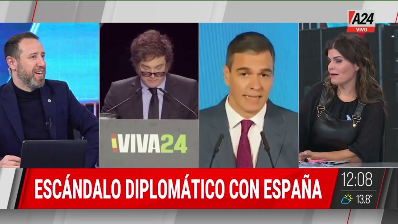 ✋ Pedro Sánchez volvió a exigirle disculpas a Javier Milei