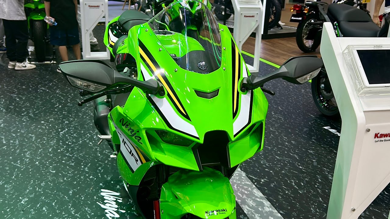 Kawasaki Ninja ZX-10R 2025 года выпуска, новый цвет