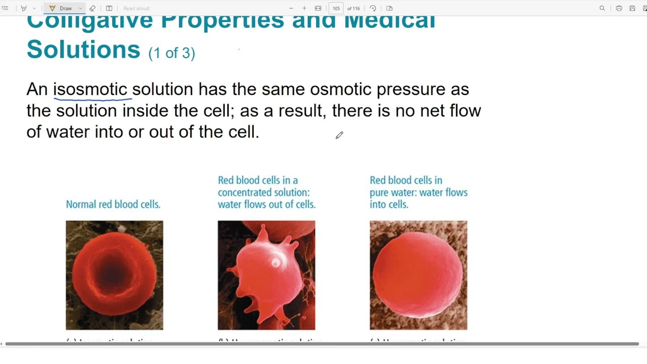 ch14G Tro Osmosis, Van Hoft factor, colloids