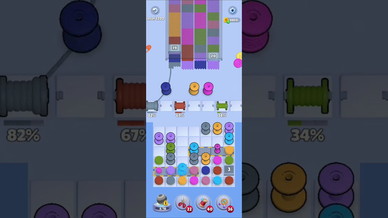 Knit Out Level 1200 Walkthrough Solution 