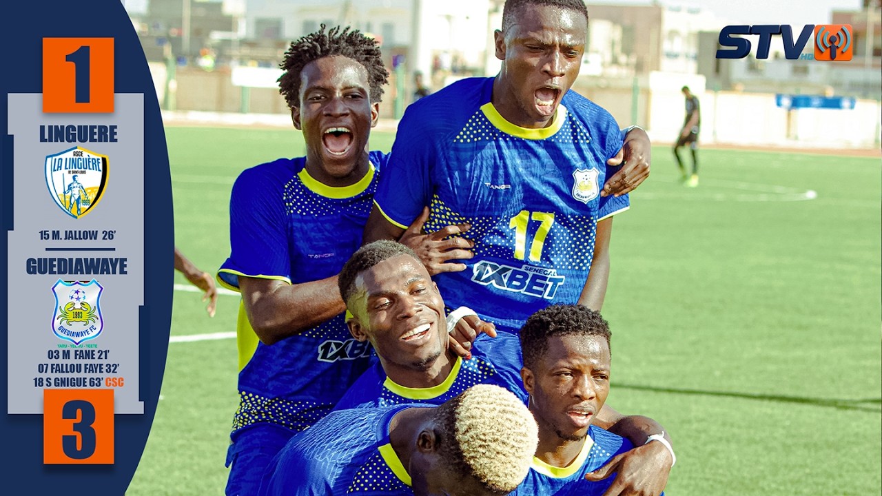 Temps Forts | Linguère FC 1-3 Guédiawaye FC | Victoire importante des Crabes !