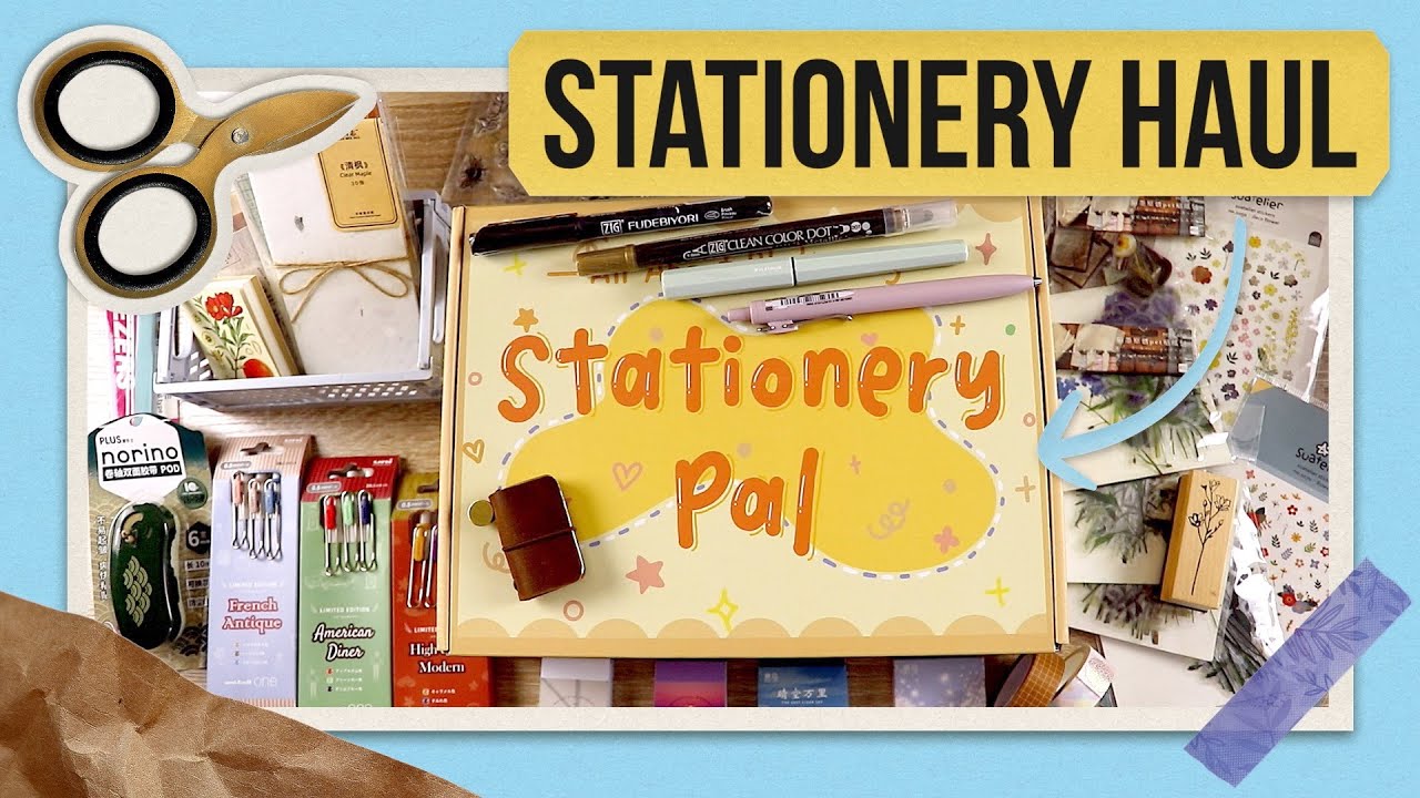 Huge Stationery Haul! Journaling Supplies from Stationery Pal (Gifted)