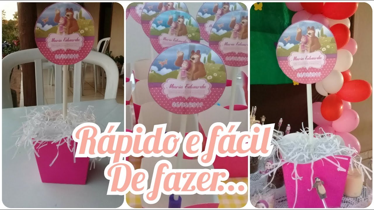 Personalizados Centro de mesa ( festa infantil )