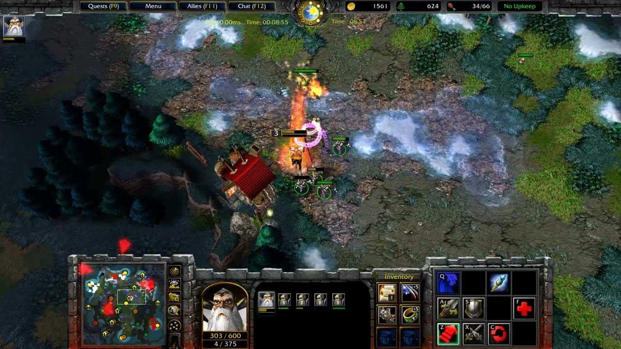 Below 900 MMR WC3 player does not give up! (so why would you?)