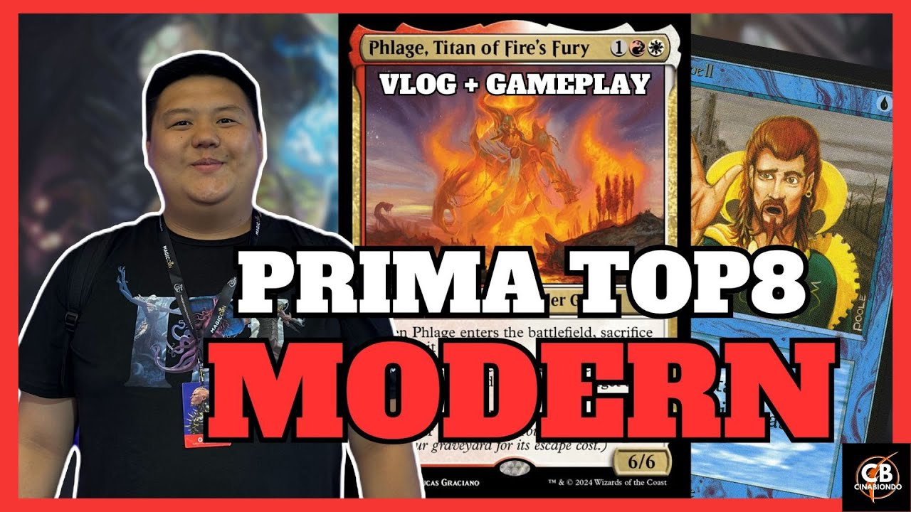 PRIMA TOP8 STAGIONE MODERN | VLOG + GAMEPLAY | MTG ITALIA