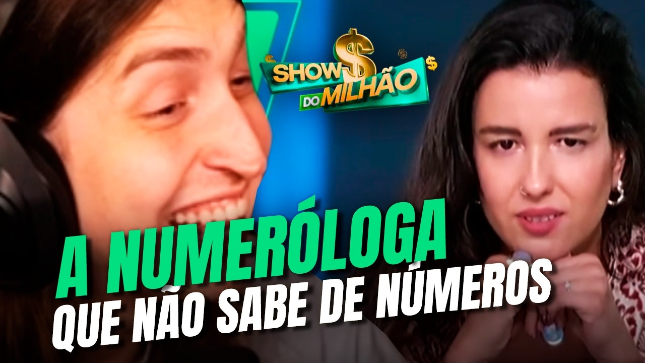 FELCA REAGINDO SHOW DO MILHÃO EP 11 - A NUMERÓLOGA QUE NÃO SABIA DE NÚMEROS