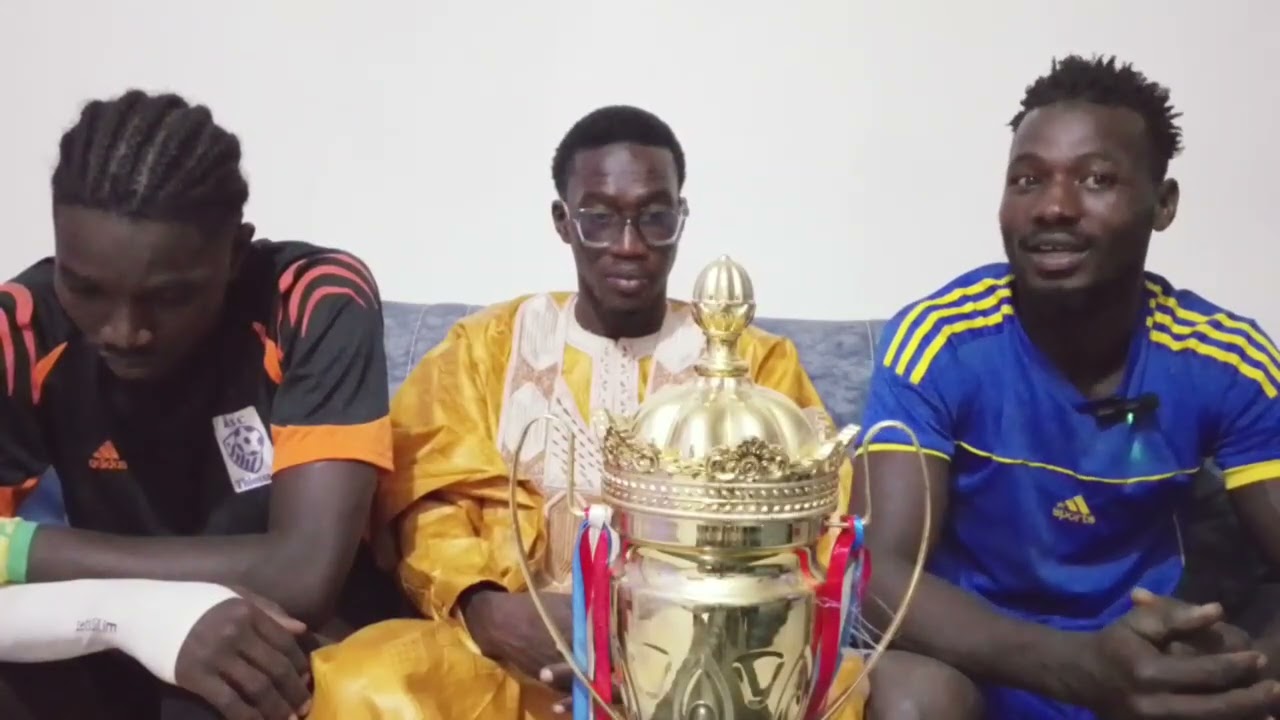 Déclaration de Aly Bass avec Double Moteur et Adiouma après la finale fraternelle de l'ASC DEGGO 