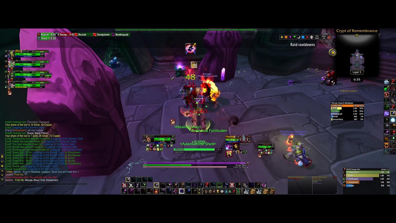 WoW TBC Feral Dungeon AC Heroic
