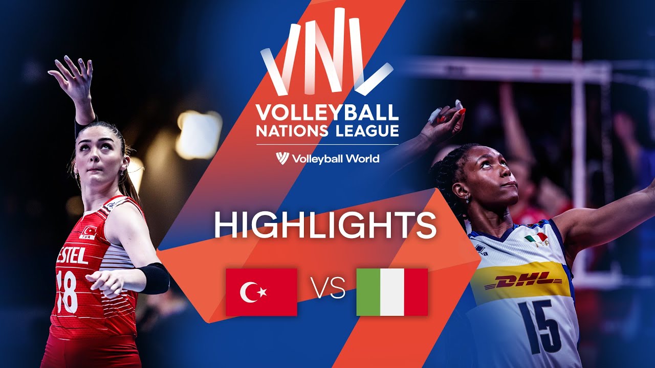 🇹🇷 T&Uuml;R vs. 🇮🇹 ITA - Highlights Week 1 | Women's VNL 2022