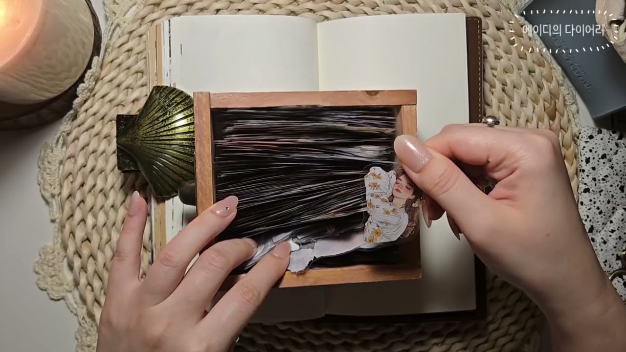 다이어리 꾸미기 모음집 (1시간8분 #51~60) | 에이디#60-1 (ASMR/Journaling/Art Journal)