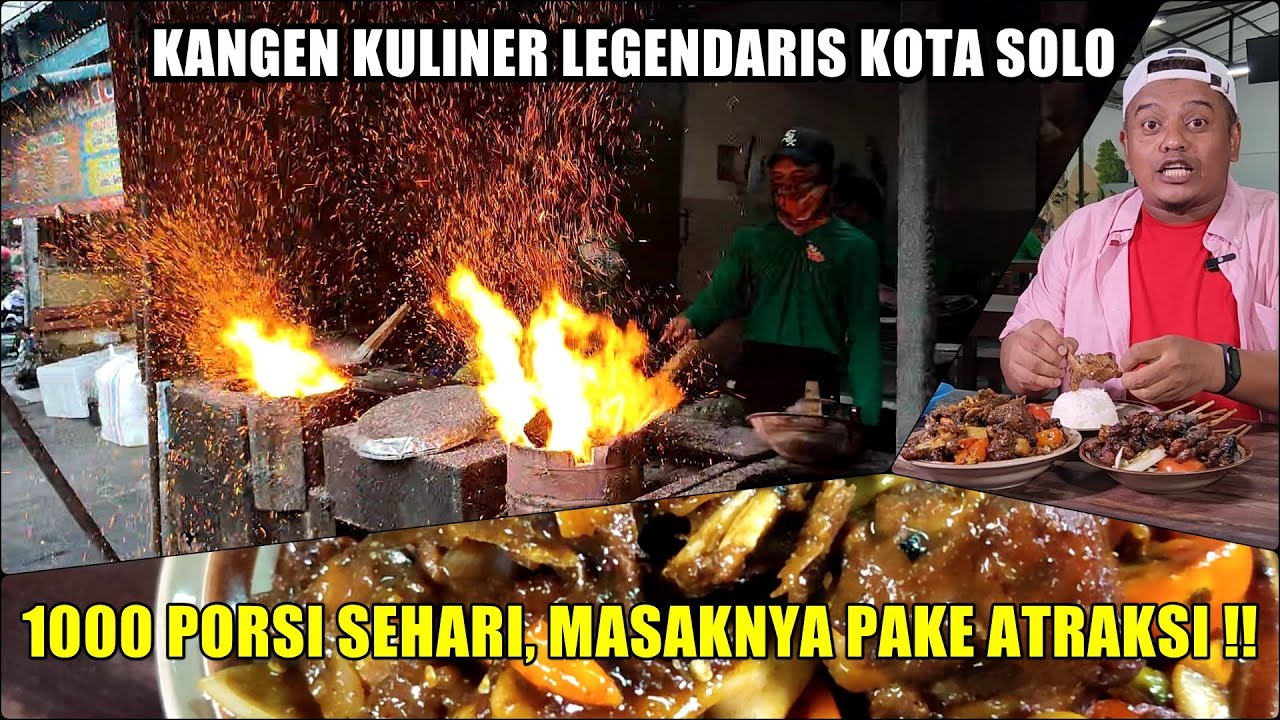 KANGEN KULINER LEGENDARIS SOLO, INI 1000 PORSI DIMASAK CUMA 4 ORANG, WARISAN RESEP ALM PAK MANTO !!!