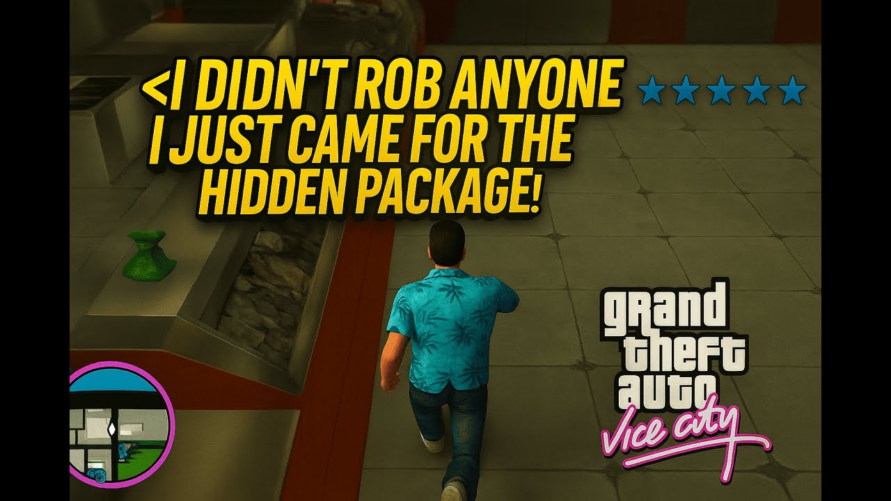 🎯 “I Didn’t Rob Anyone! Just Looking for Hidden Packages in Vice City 😂”