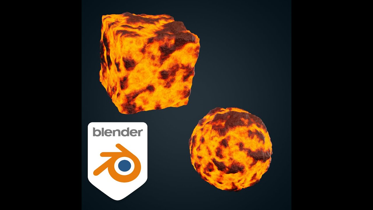 Material Procedural de Lava - Tutorial de Blender en español