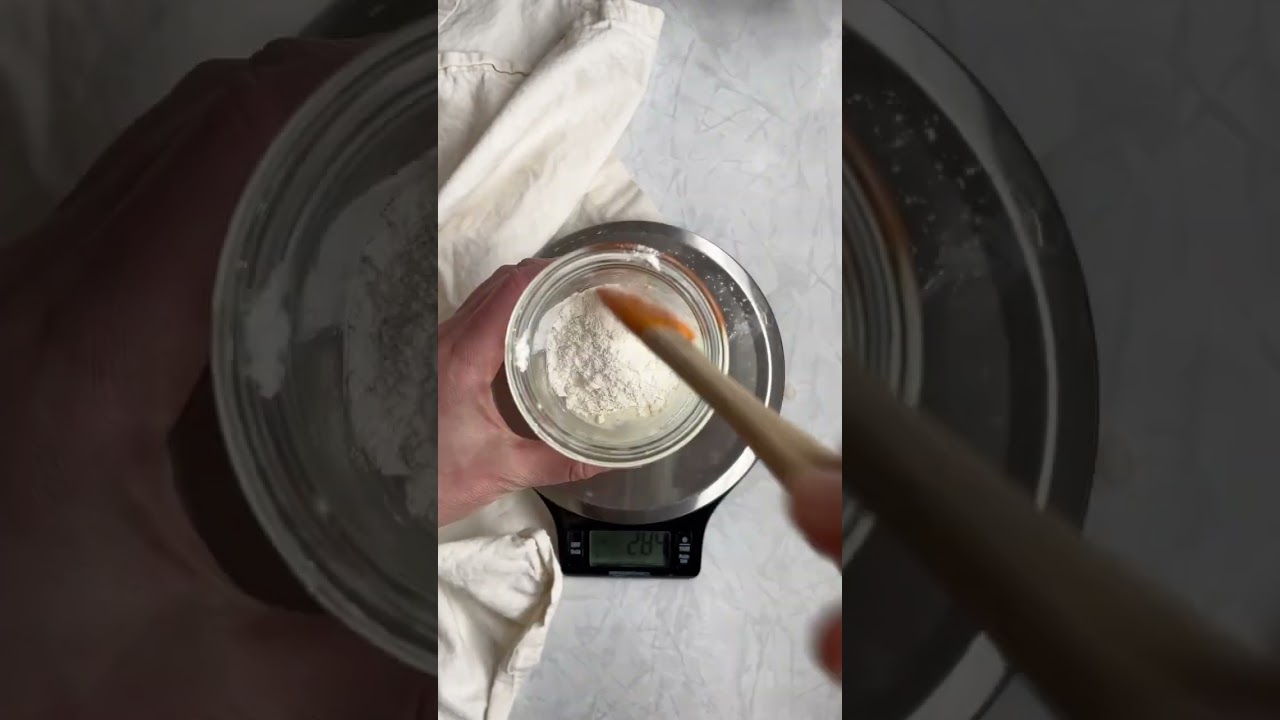 How To Make Sourdough Levain  #bakingbasics #sourdoughstarter #baking #breadforbeginners #recipe