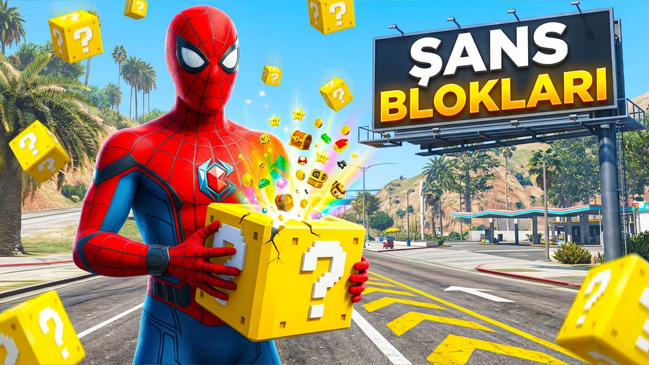 Örümcek Elektrikli Arabalar Şans Bloklarını Açıyor | GTA 5 MODS