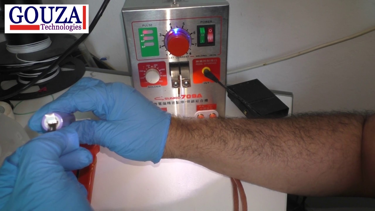 Reliable welding of 18650 lithium ion cell. How to use Sunkko 709 a?
