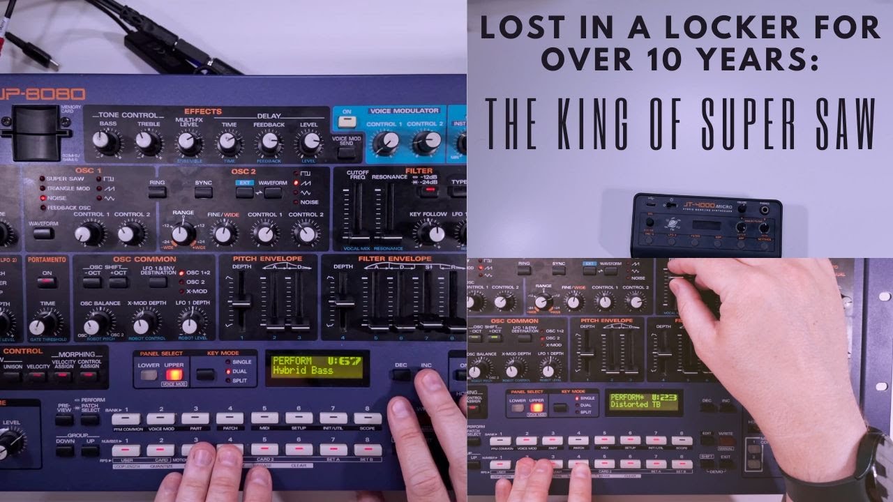 Lost in a locker for over 10 years: THE KING OF SUPER SAW - Roland JP-8080