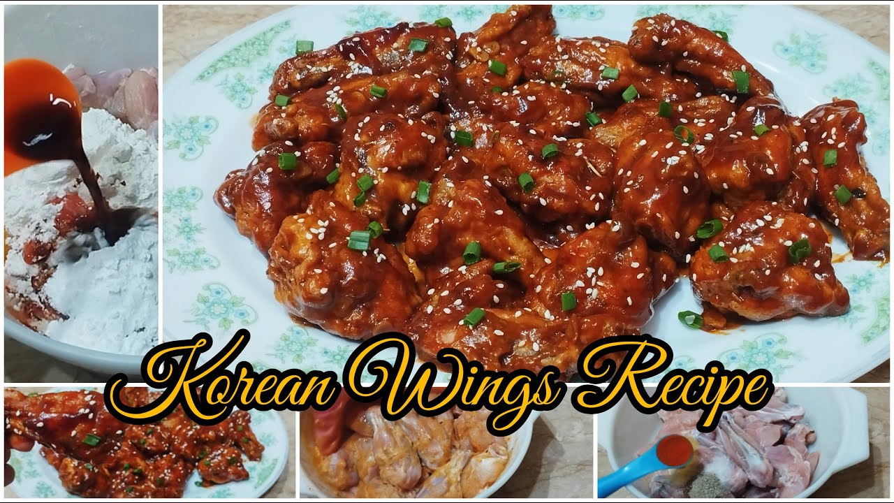 korean wings recipe | fried wings recipe | korean food recipes | easy recipes