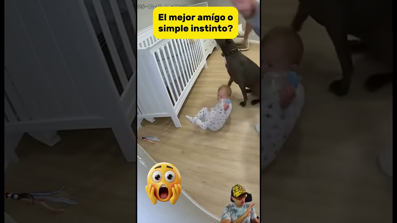 El perro que salv&oacute; a un beb&eacute; en segundos 🐶💡 | Reacci&oacute;n incre&iacute;ble