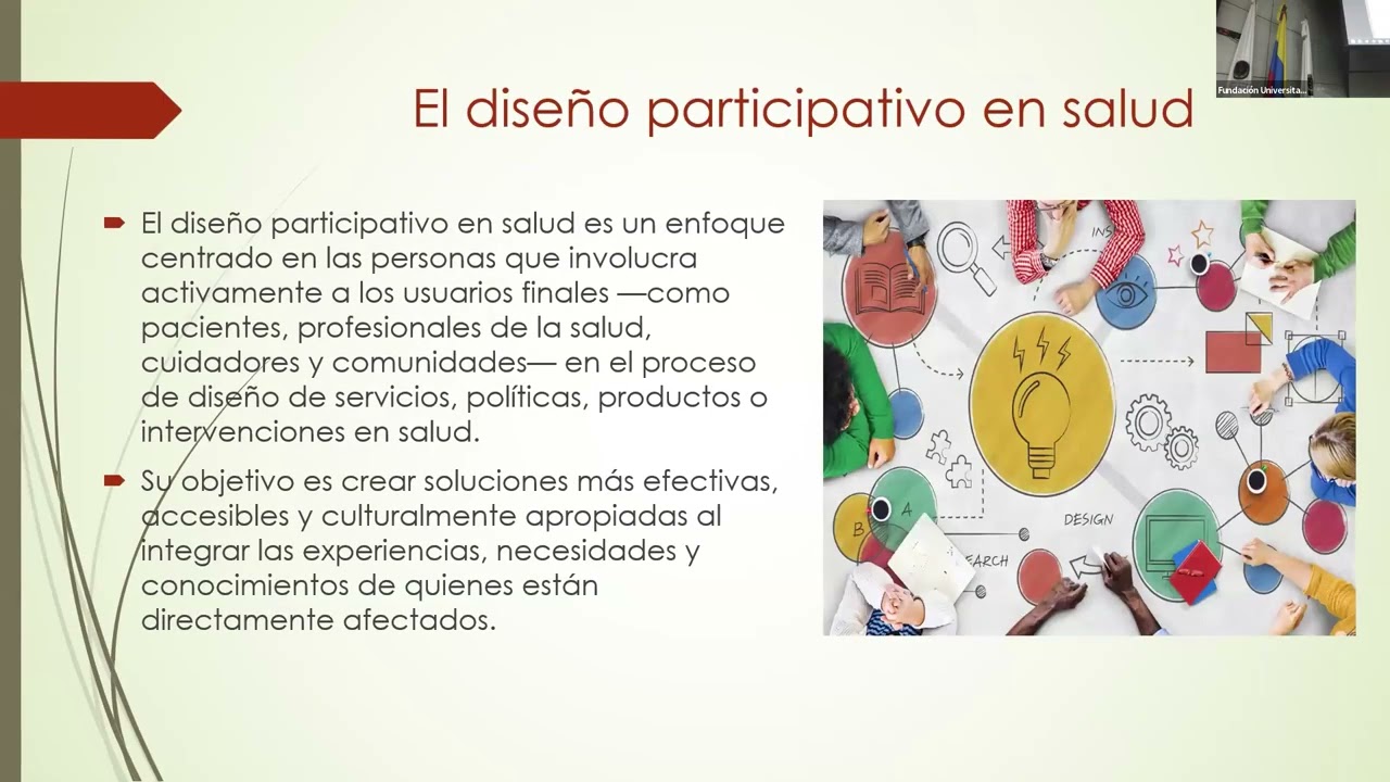 Participación en la construcción de propuestas de educación en salud