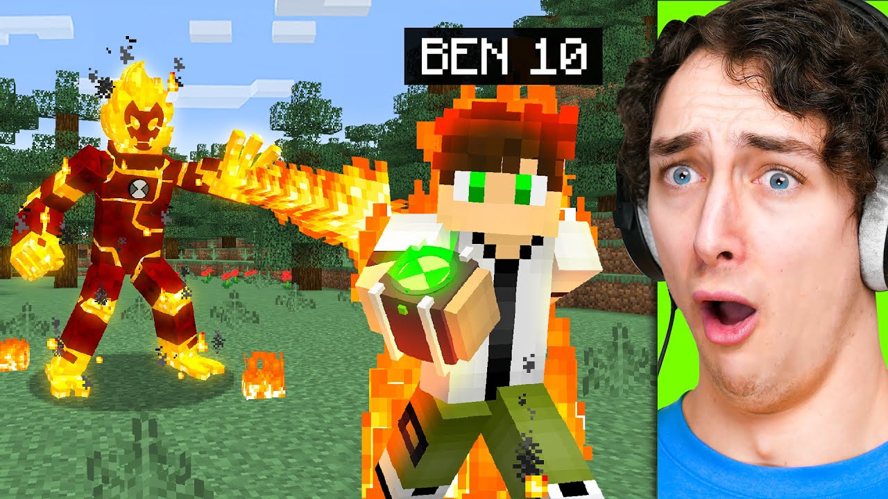 Использую BEN 10, чтобы обмануть друзей в Minecraft