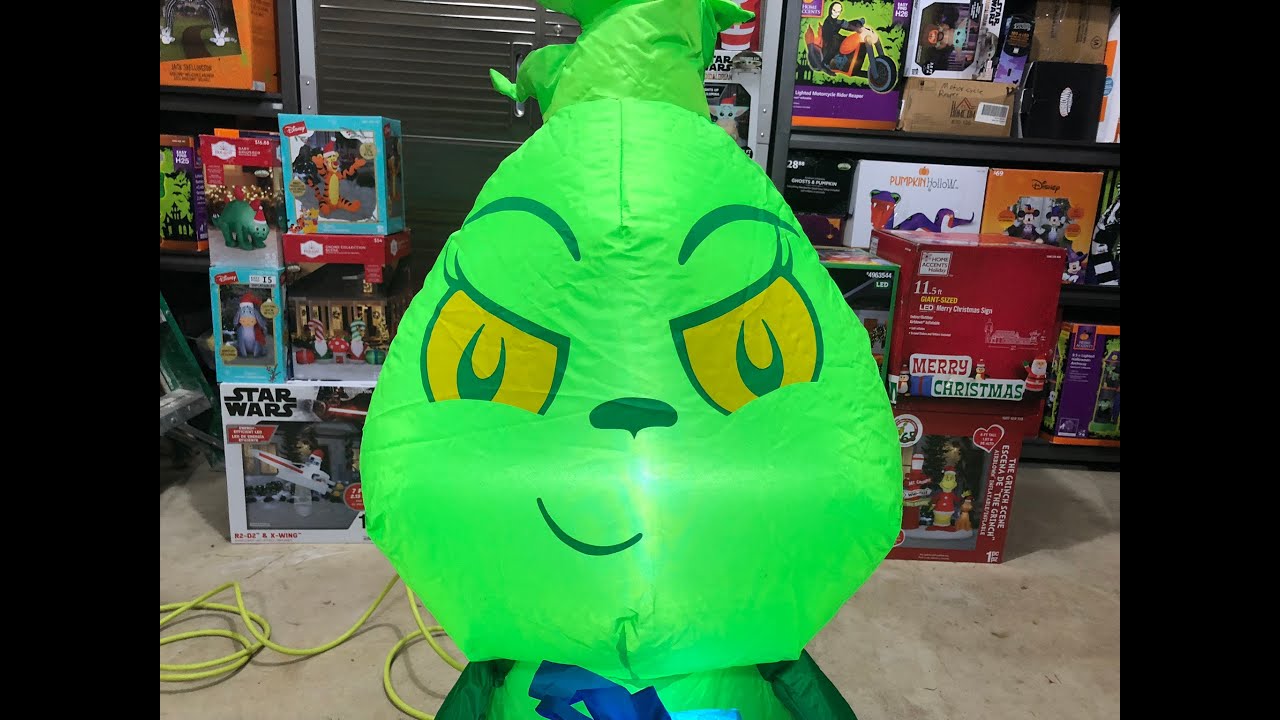 Review: Gemmy The Grinch Airblown - 4 foot Christmas inflatable