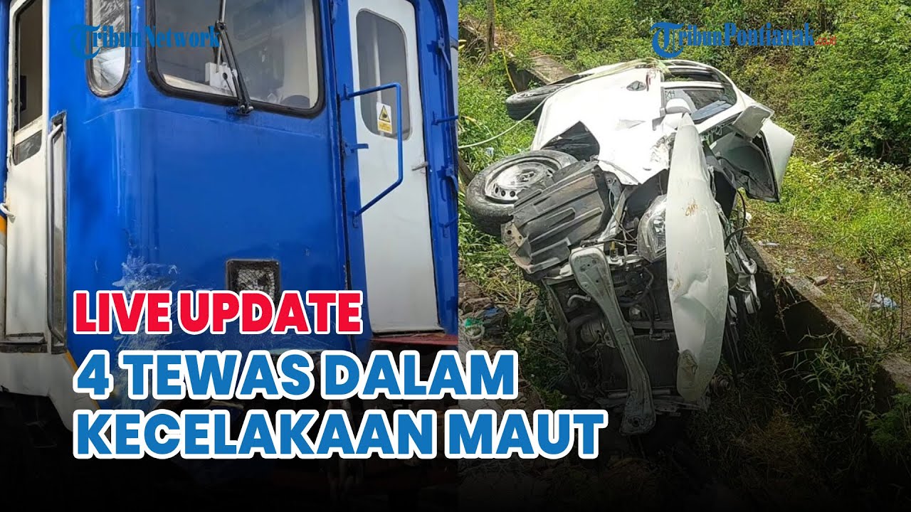 ⚪ 4 Nyawa Melayang, Kecelakaan Tragis Kereta vs Mobil di Terminal Sukoharjo