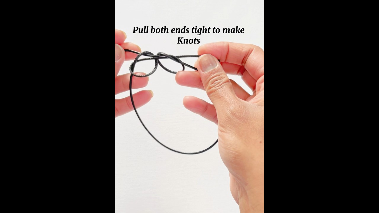 How to make sliding knot bracelet #shortsfeed #fypシ #braceletmaking