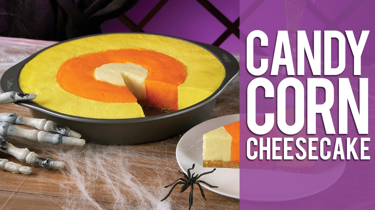 How to Make a Candy Corn Cheesecake