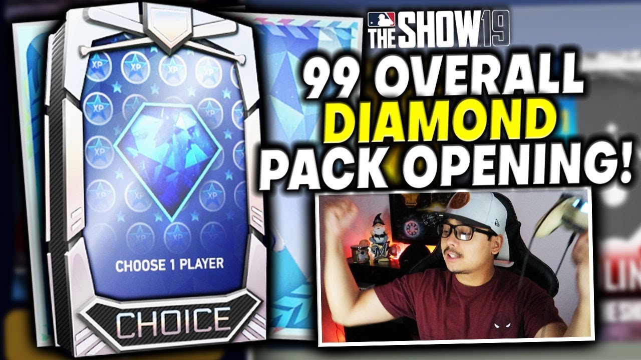 99 Overall Diamond PULL! XP Reward Choice Pack Opening MLB The Show 19 Diamond Dynasty