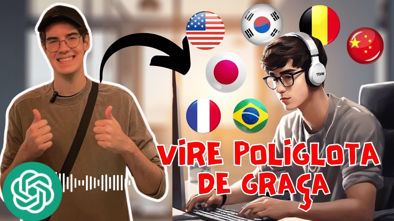 Como estudar QUALQUER IDIOMA SOZINHO usando o CHAT GPT DE GRAÇA | PEDRO MAIA