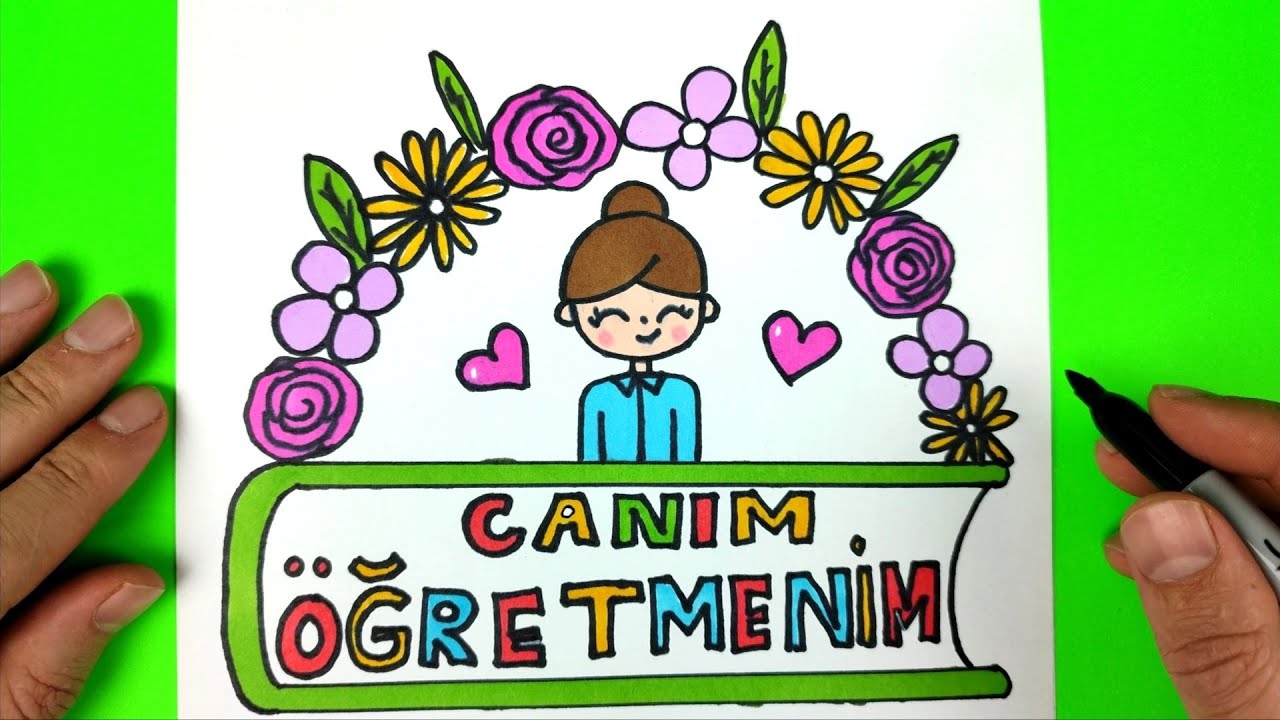 Öğretmenler Günü Resmi, Öğretmenler Günü İçin Resim Çizim, Öğretmenler Günü İle İlgili Resim Çizim