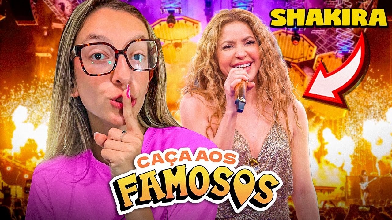 CAÇA AOS FAMOSOS COM A SHAKIRA NO BRASIL E CONHECI A PRAIA DO RIO DE JANEIRO