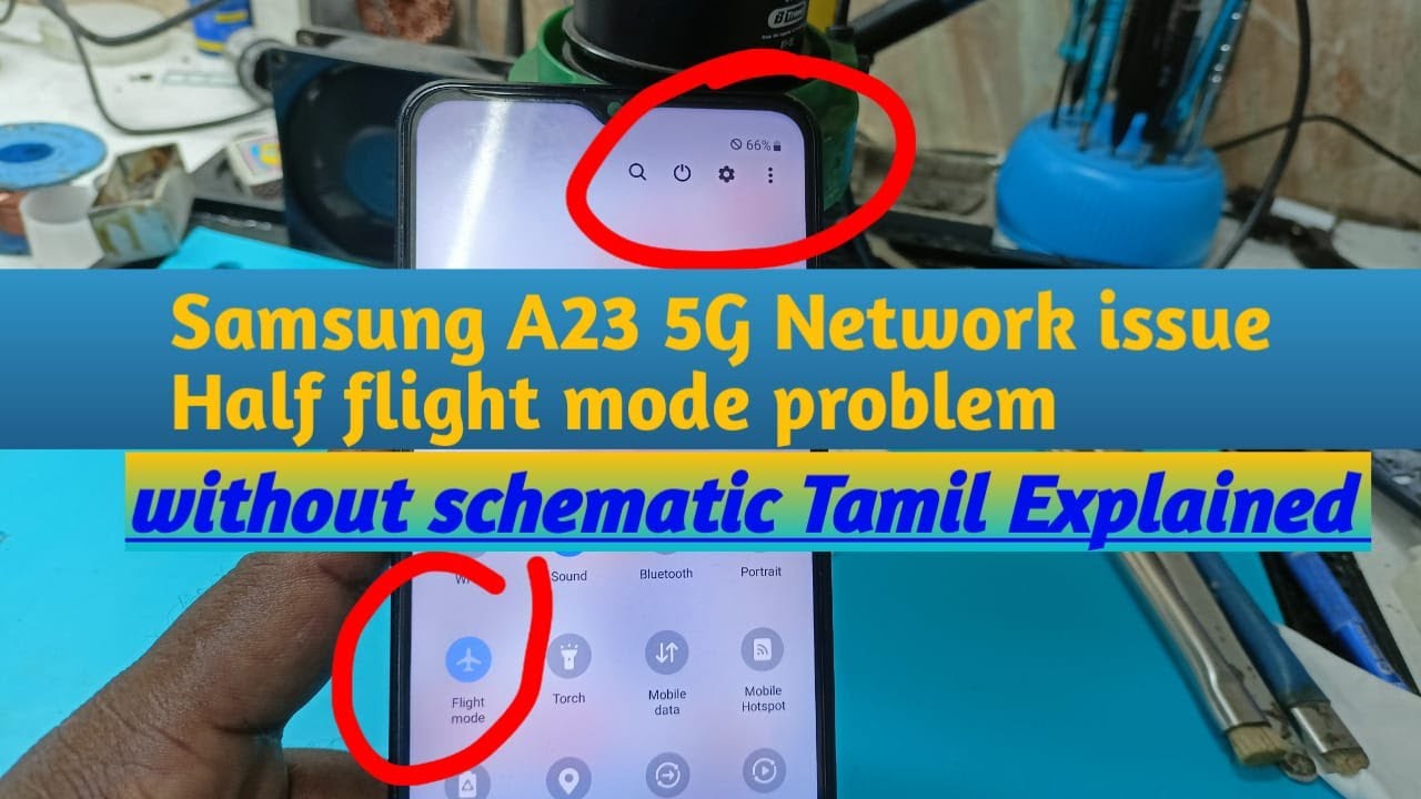 SAMSUNG A23 5G  network problem Tamil explained