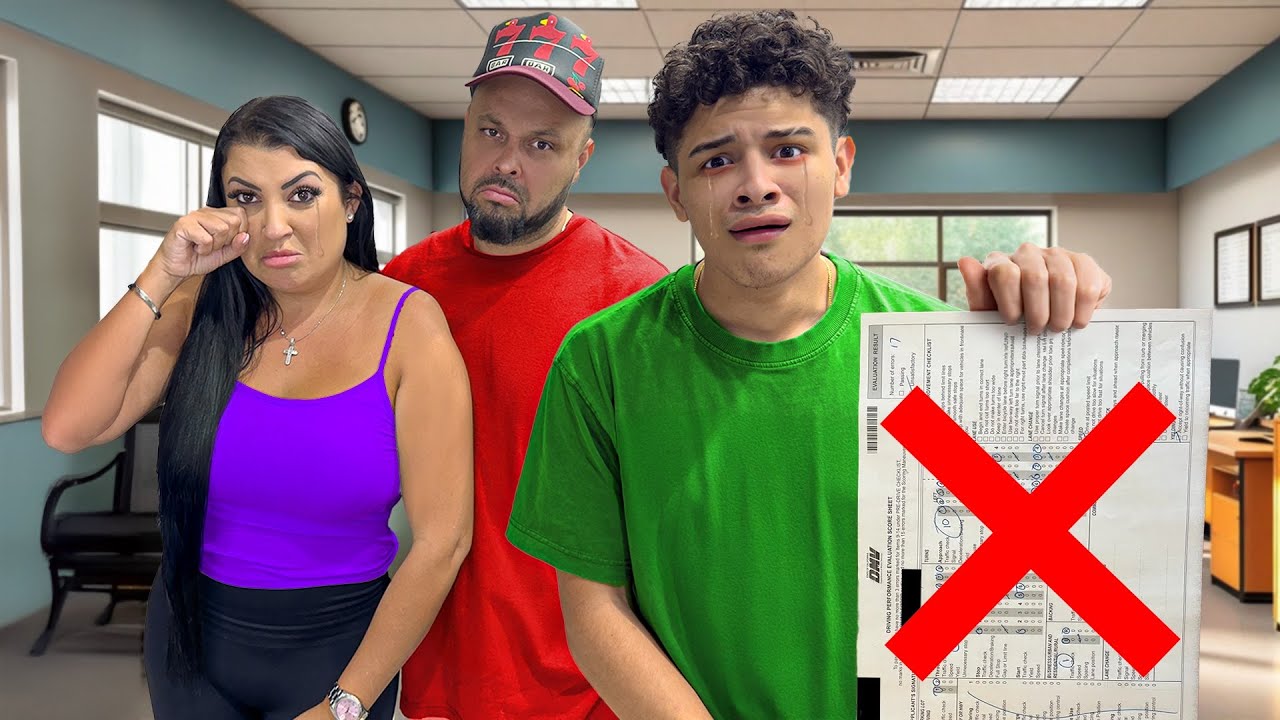 HE FAILED HIS LICENSE TEST