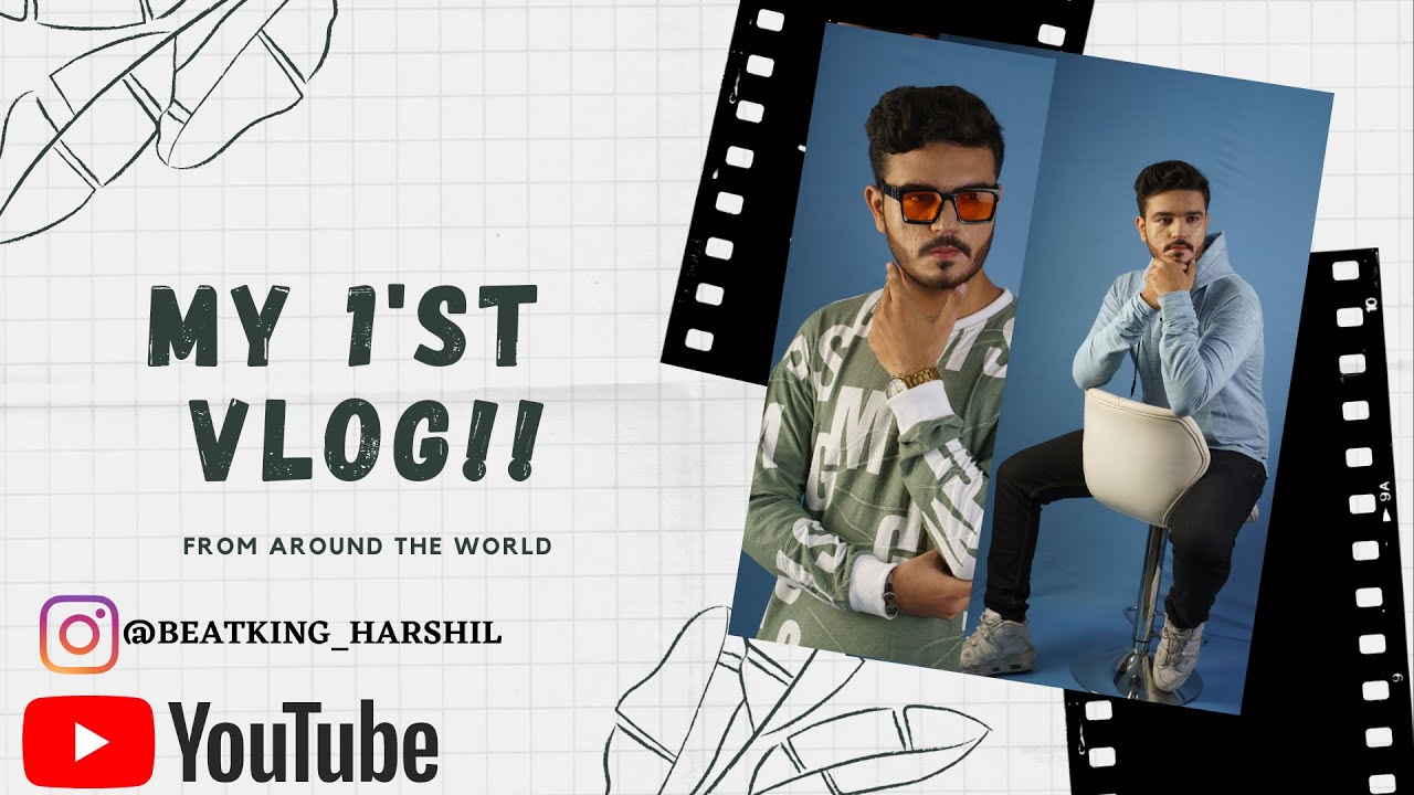 MY FIRST VLOG | PORTFOLIO SHOOT | BEHIND THE SCENES  | HARSHIL THAKKAR | PH CREATIONS