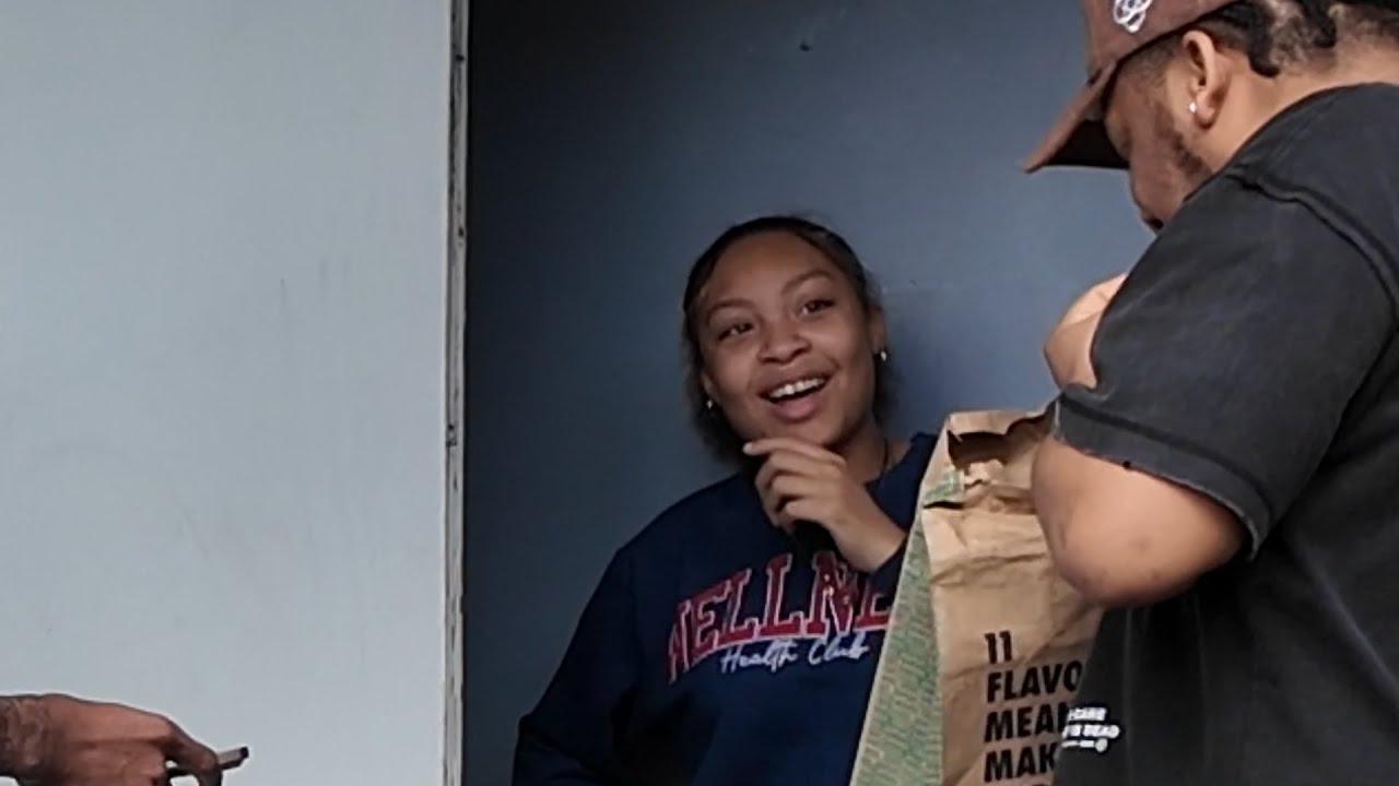 EATING PEOPLE FOOD ON DOOR DASH ***PRANK*** EP 1