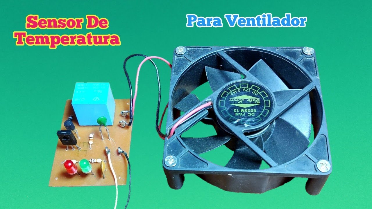 Sensor De Temperatura Para Ventilador De 12v (Actualizado)