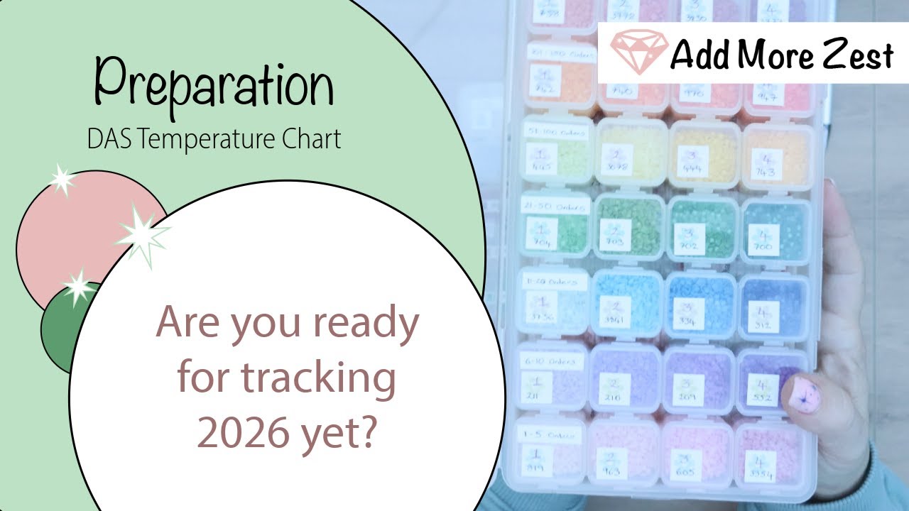 DAS Temperature Chart | Diamond Painting Preparation | Diamond Art Studio UK
