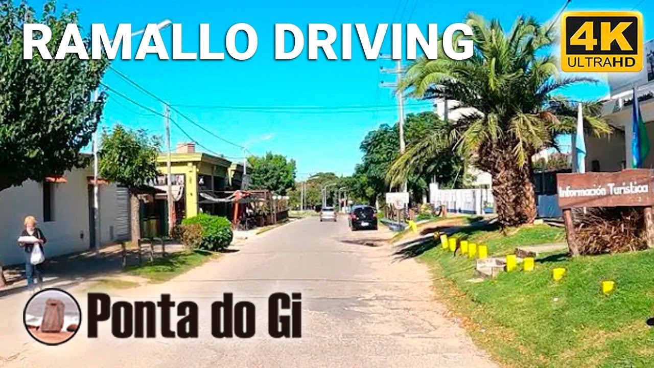 【4K】CIUDAD DE RAMALLO desde la RN 9 hasta la COSTA del Rio PARANA #driving TOUR virtual - Argentina