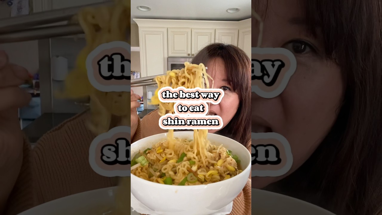 The best way to cook Korean instant ramen 🍜 #instantnoodles #koreanfood #ramen