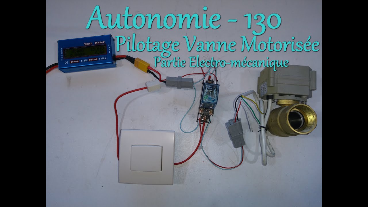 Autonomie - 130 - Pilotage Vanne Motorisée (Version Electro-Mécanique)