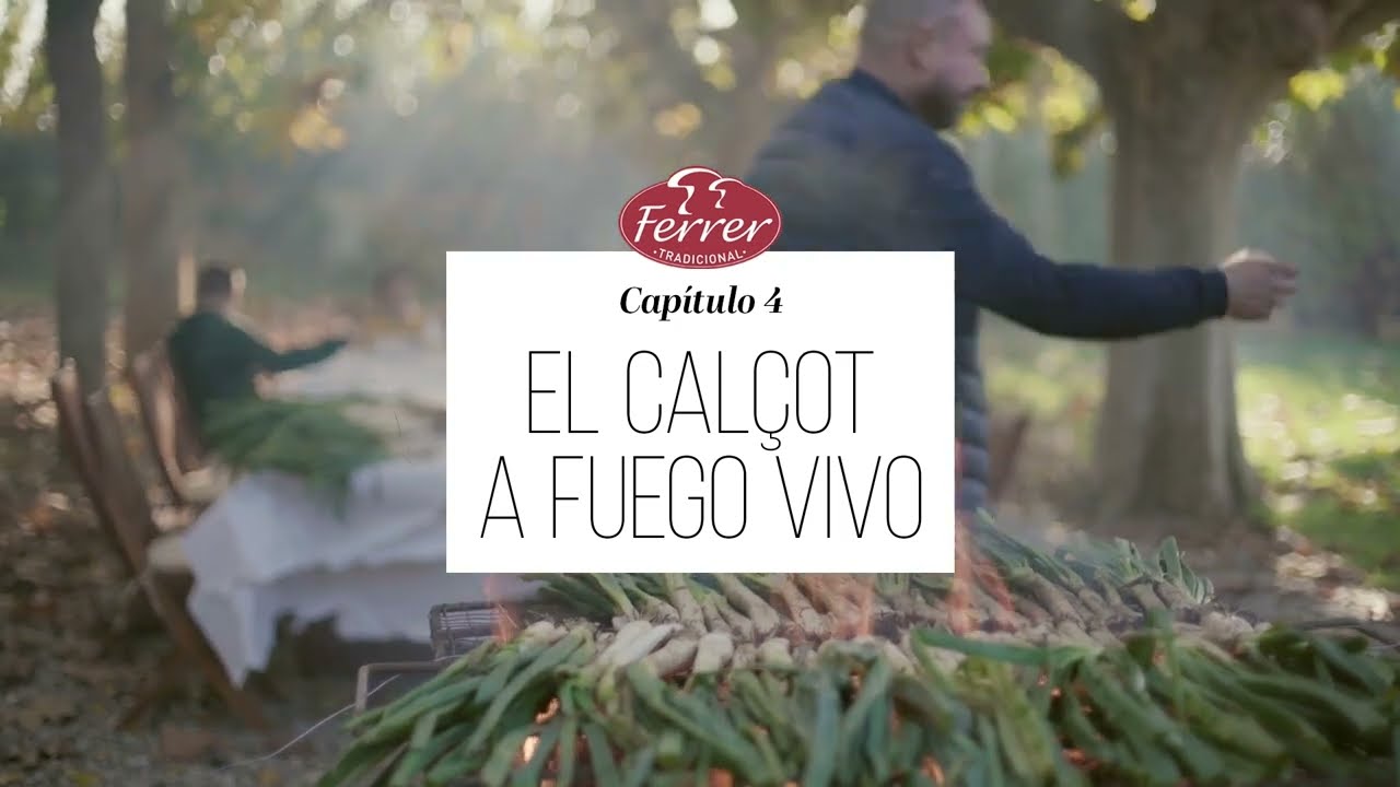 El calçot a fuego vivo