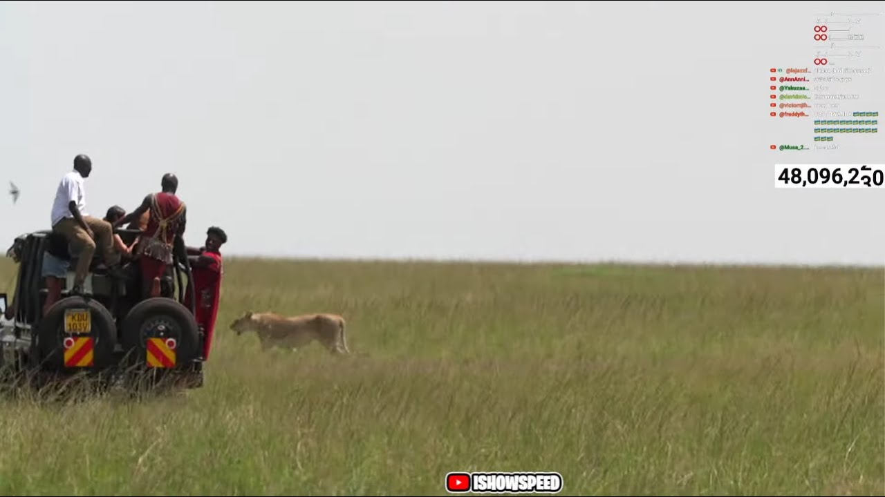 iShowSpeed Backflips In Front Of A Lion In Kenya 🦁