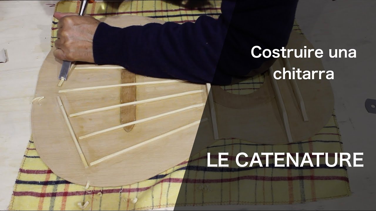 Costruzione di una chitarra classica le catenature parte 2