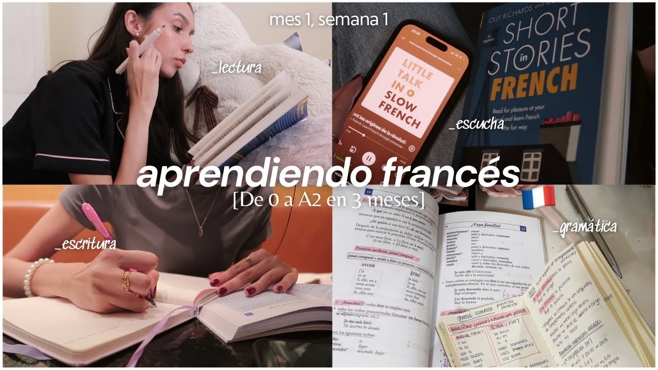 Aprendiendo FRANCÉS [de 0 a A2 en 3 meses] 🇫🇷 — Primera semana de estudio | Mes 1, Semana 1