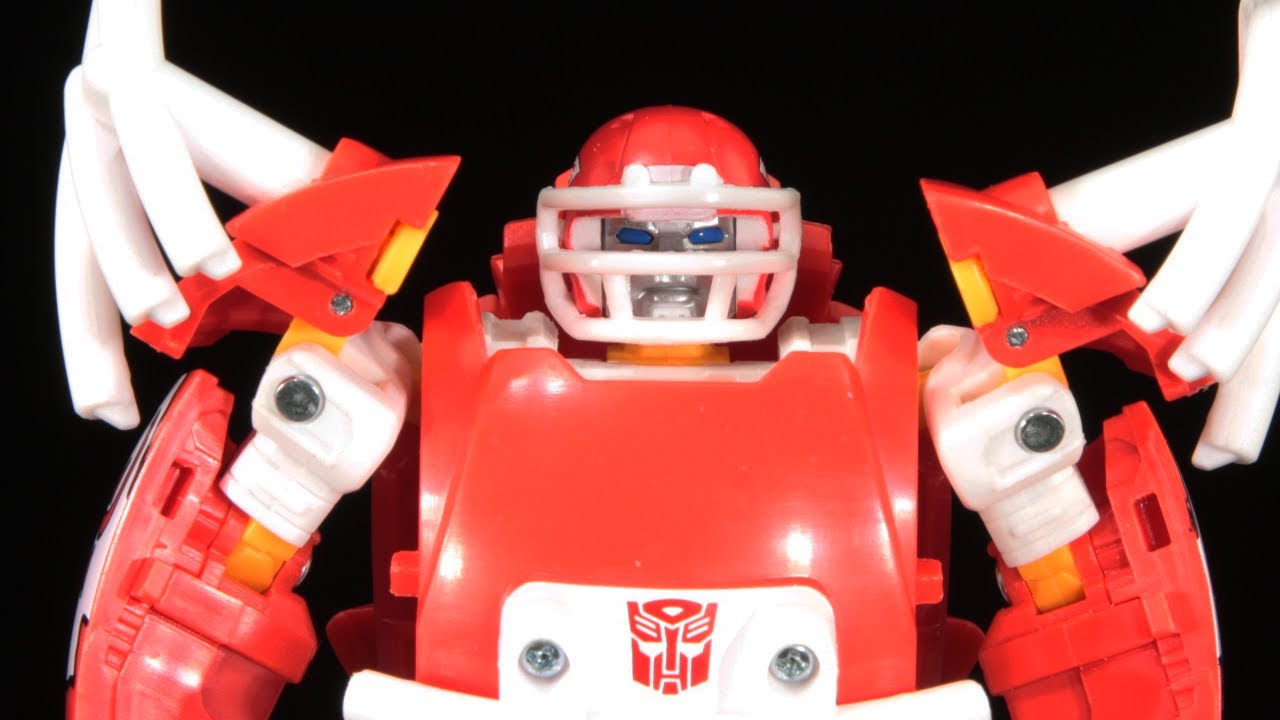 Hasbro KC-59 NFL Helmet - Red Transformation Sequence