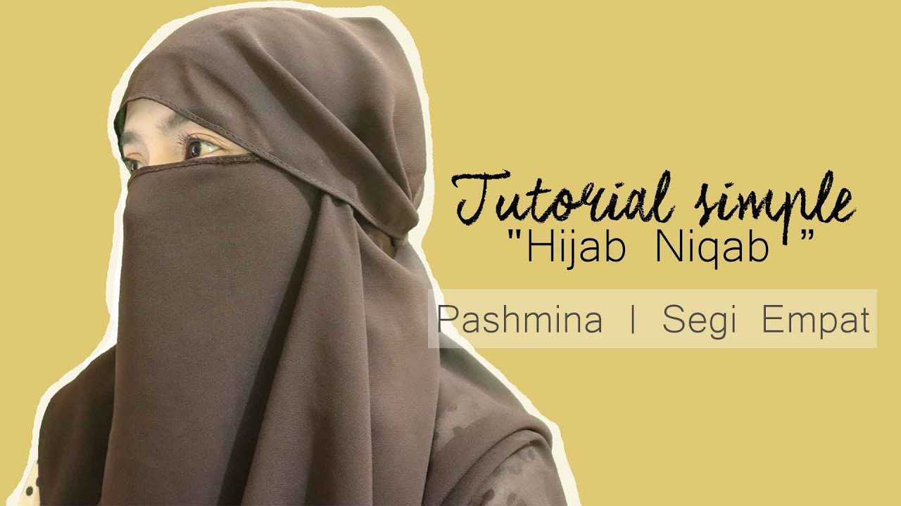 Tutorial Hijab Cadar Simple Menggunakan Pashmina & Segi Empat